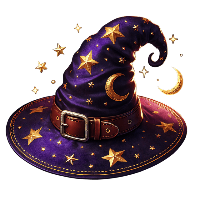 wizard's hat Logo