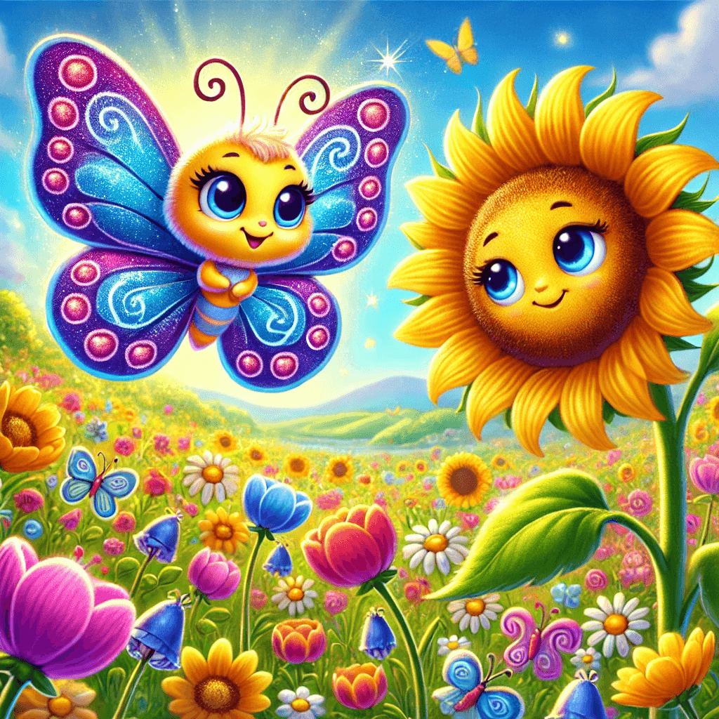 The Butterfly and the Blooms