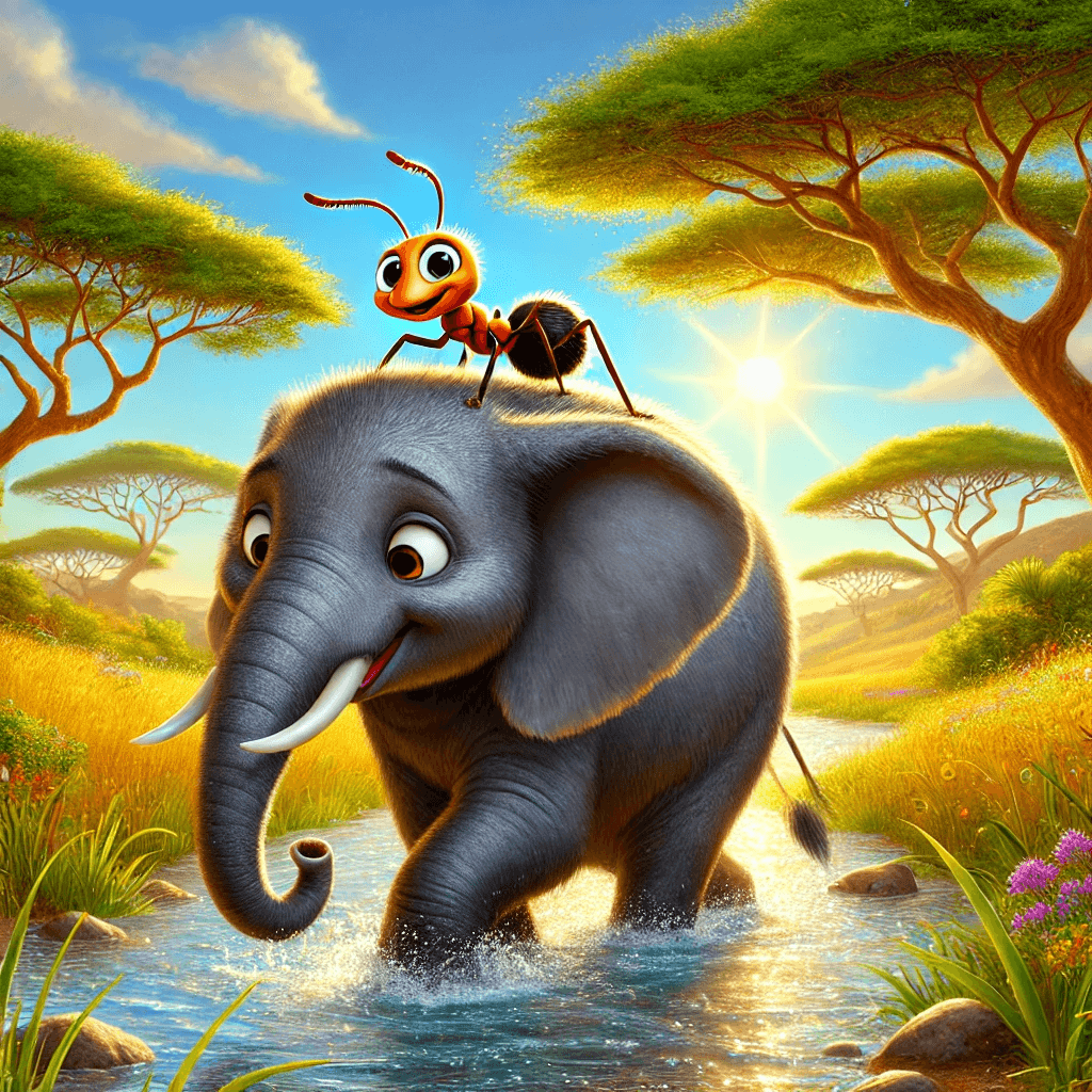 The Elephant and the Ant's Adventure